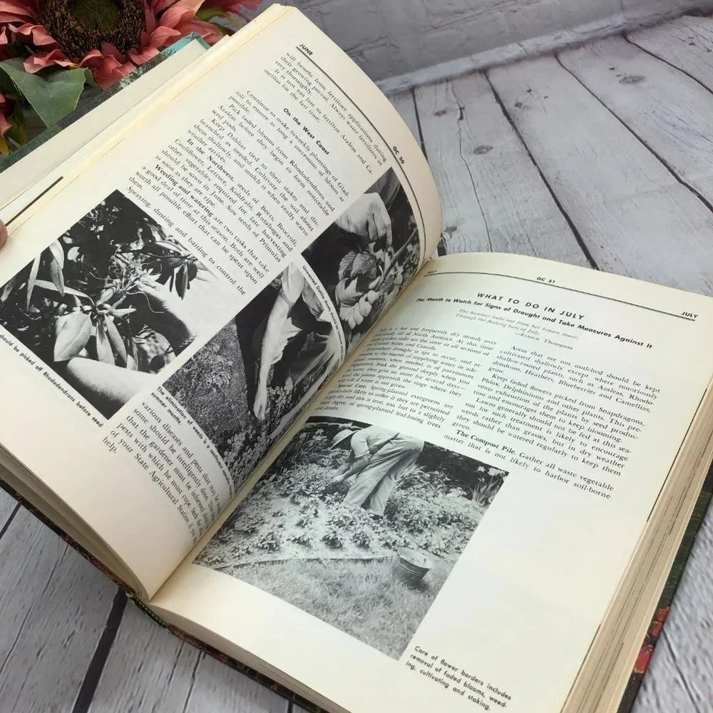 vintage new illustrated encyclopedia of gardening 1965